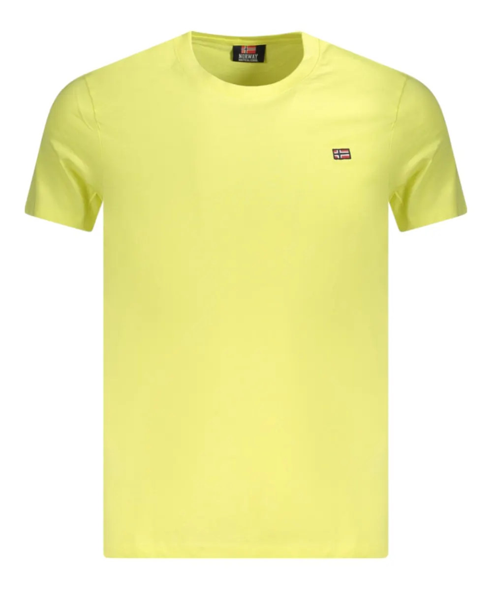 Scuola Nautica Italiana - Ανδρικό T-shirt Κοντομάνικο Basic 836010-ZEST Κίτρινο