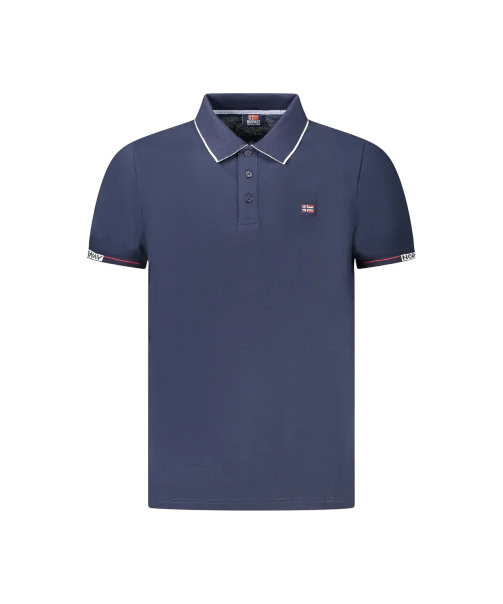 Scuola Nautica Italiana - Ανδρικό T-shirt Κοντομάνικο Polo 858866-NAVY Μπλε Ναυτικό