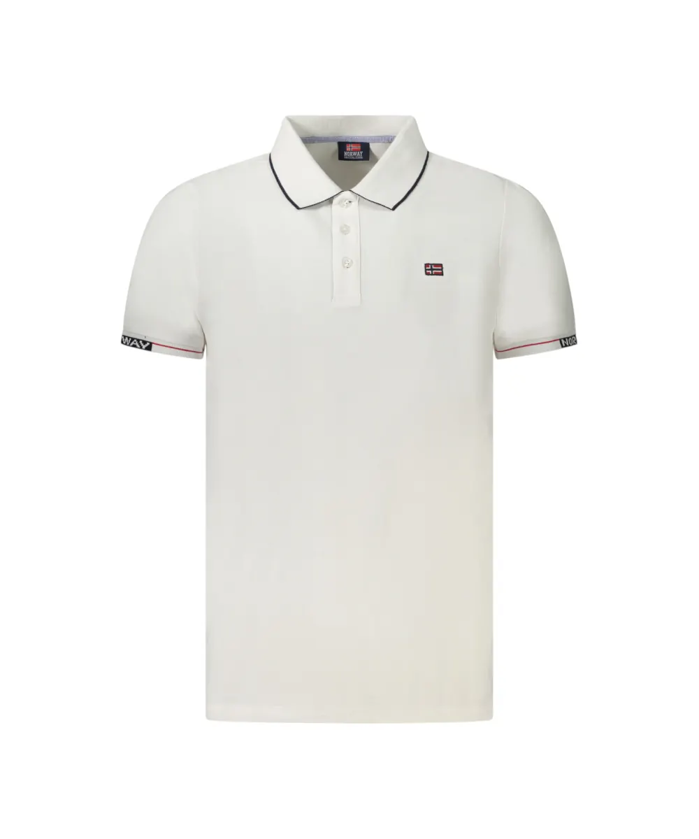 Scuola Nautica Italiana - Ανδρικό T-shirt Κοντομάνικο Polo 858866-WHITE Λευκό