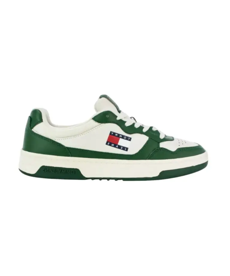 Tommy Hilfiger - Ανδρικά Sneakers Cupsole Leather Ess EM0EM01443-YBI Πράσινο