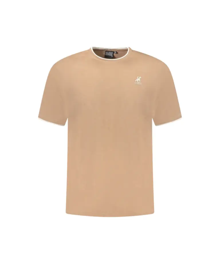 U.S. Grand Polo - Ανδρικό T-shirt AU02644-18MARR Καφέ