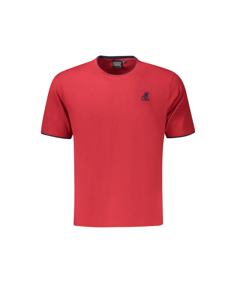 U.S. Grand Polo - Ανδρικό T-shirt AU02644-8ROSSO Κόκκινο