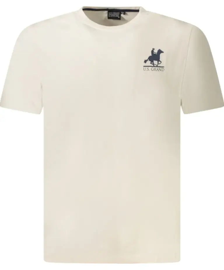 U.S. Grand Polo - Ανδρικό T-shirt AU02647-17SABBI Μπεζ