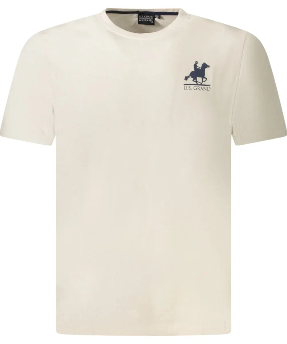 U.S. Grand Polo - Ανδρικό T-shirt AU02647-17SABBI Μπεζ