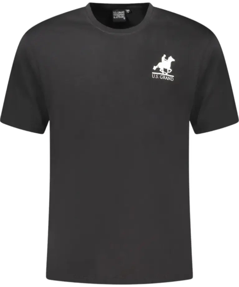 U.S. Grand Polo - Ανδρικό T-shirt AU02647-23NERO Μαύρο