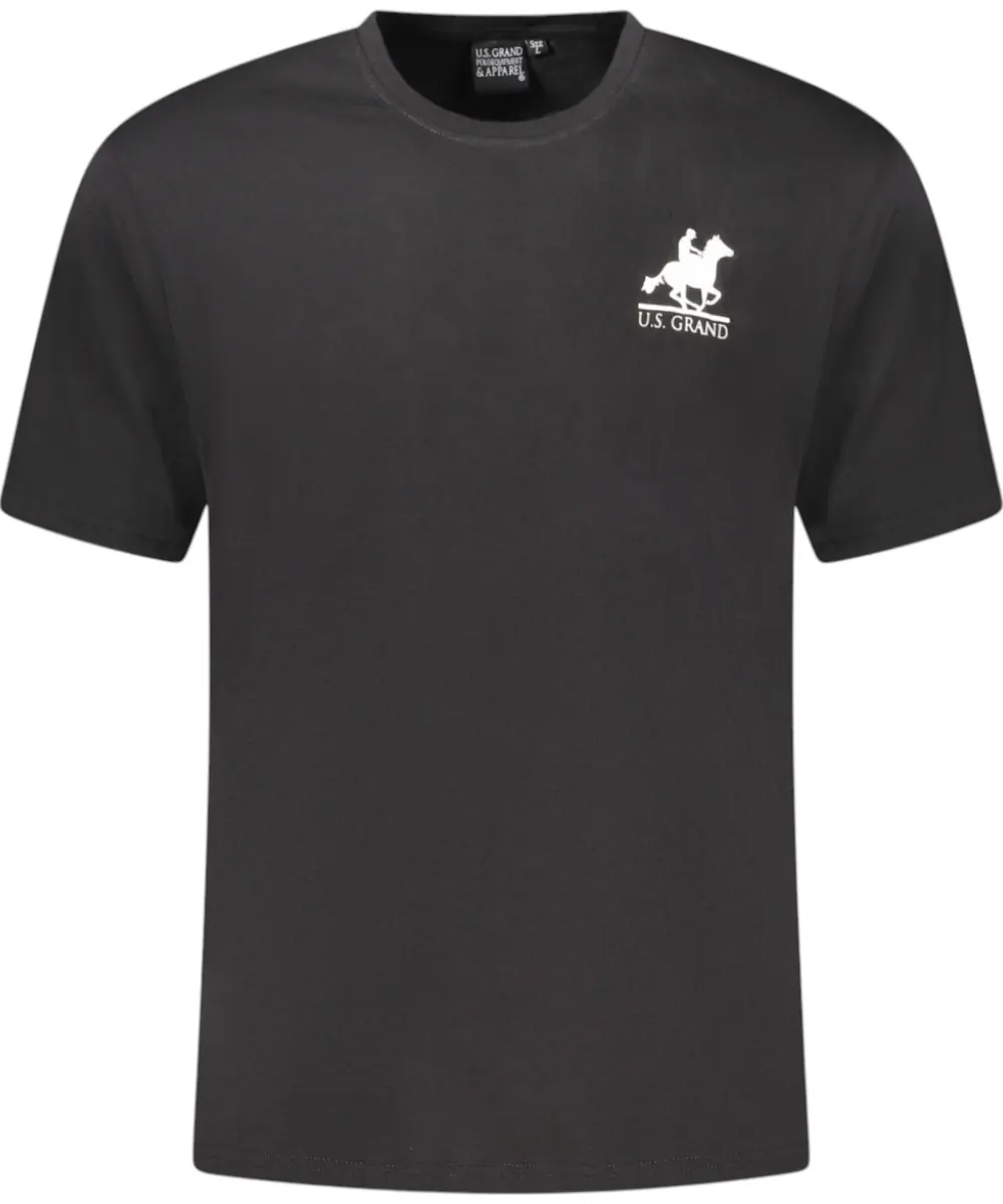 U.S. Grand Polo - Ανδρικό T-shirt AU02647-23NERO Μαύρο