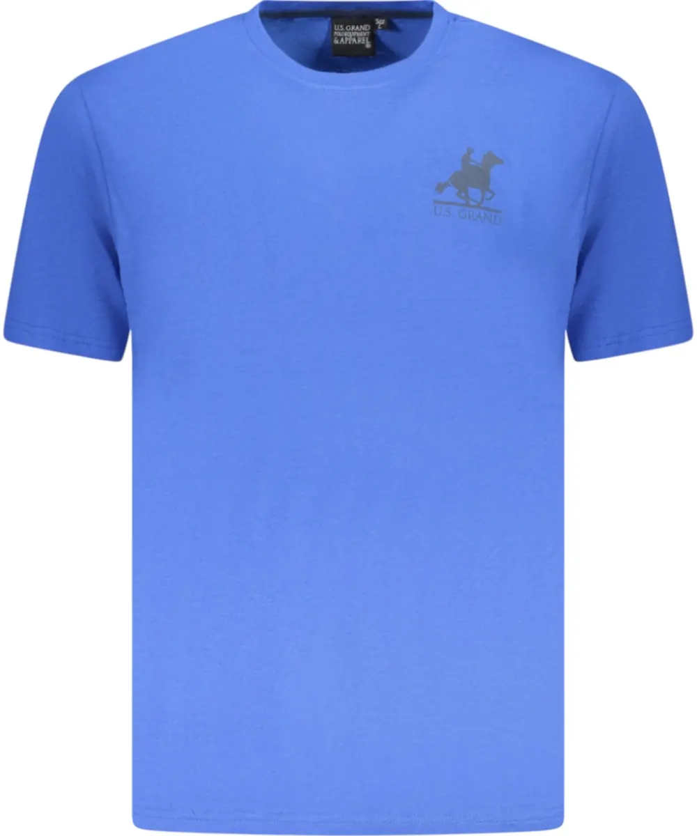 U.S. Grand Polo - Ανδρικό T-shirt AU02647-3AZZUR Μπλε