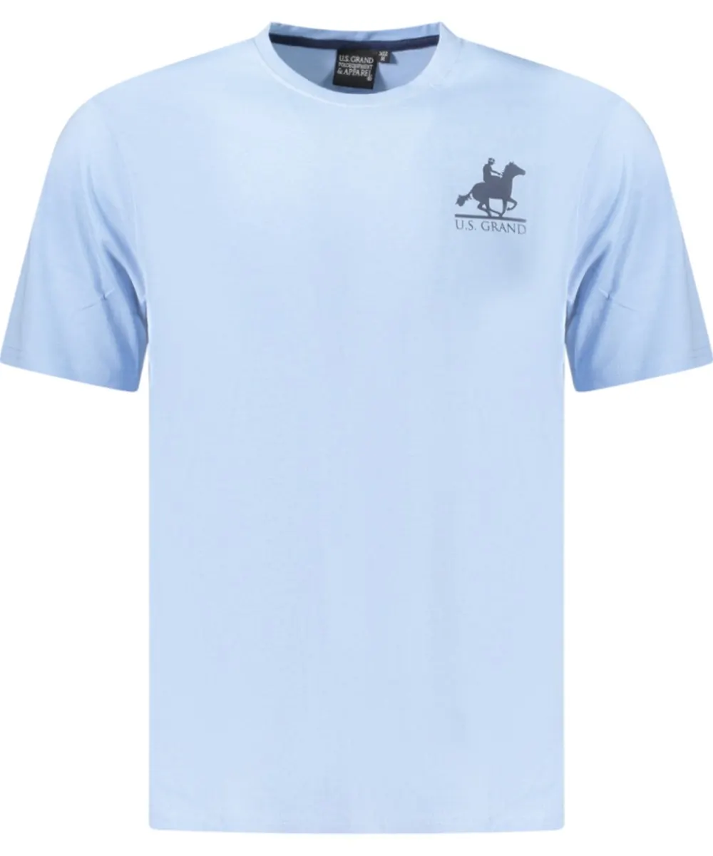 U.S. Grand Polo - Ανδρικό T-shirt AU02647-4CIELO Γαλάζιο
