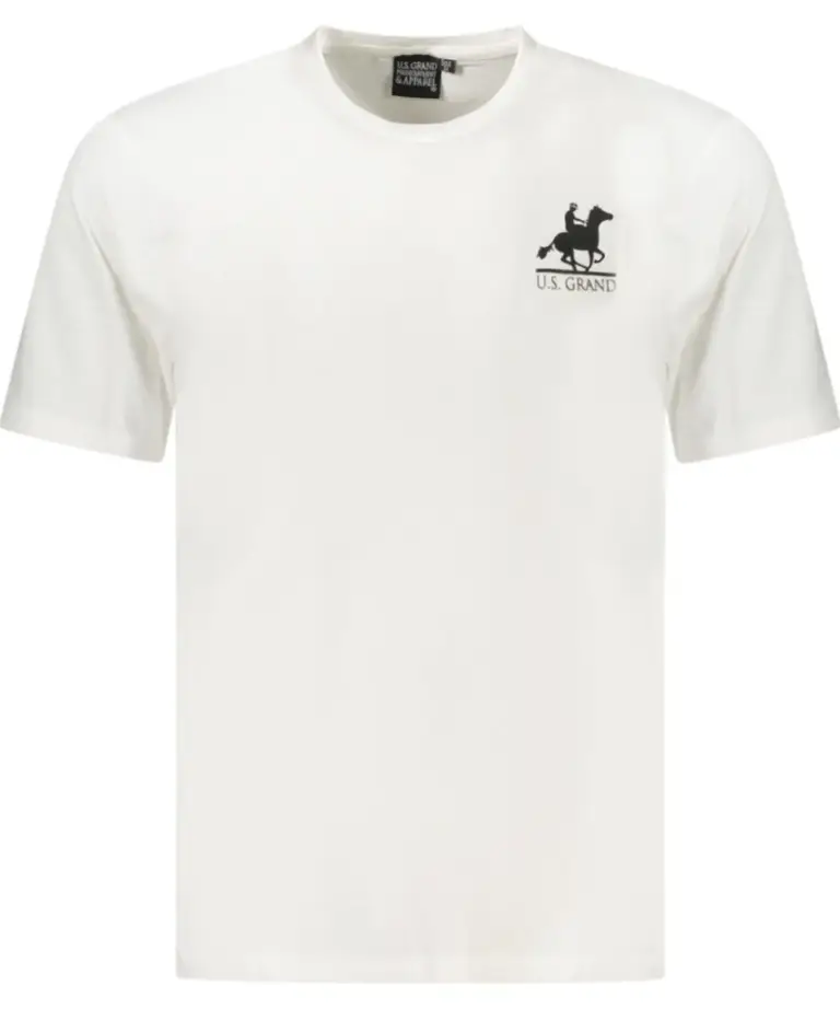 U.S. Grand Polo - Ανδρικό T-shirt AU02647-6BIANC Λευκό