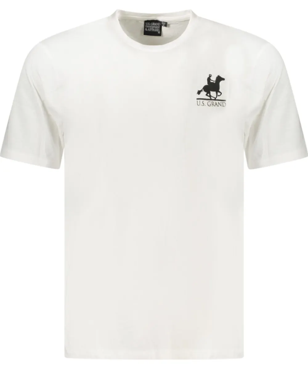 U.S. Grand Polo - Ανδρικό T-shirt AU02647-6BIANC Λευκό