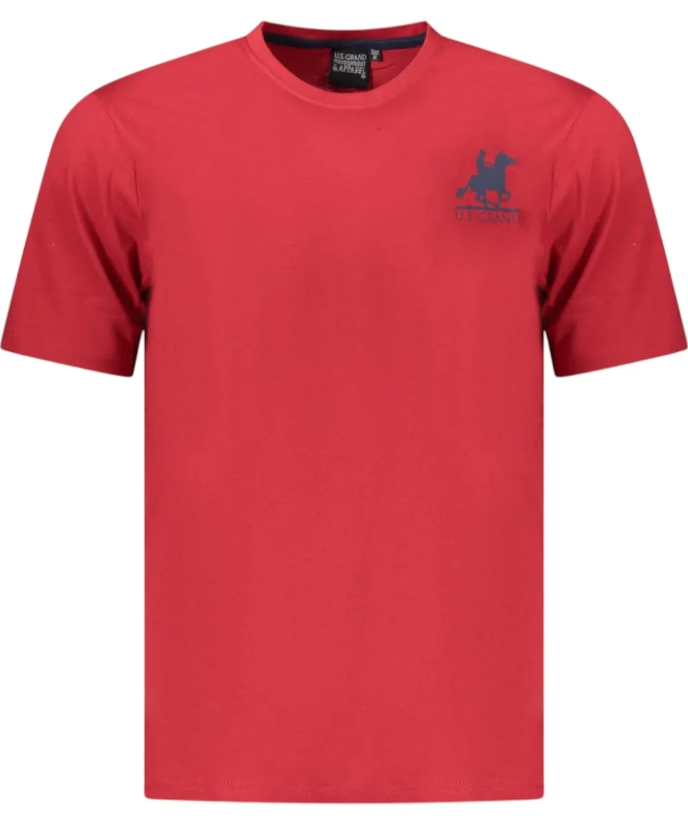 U.S. Grand Polo - Ανδρικό T-shirt AU02647-8ROSSO Κόκκινο