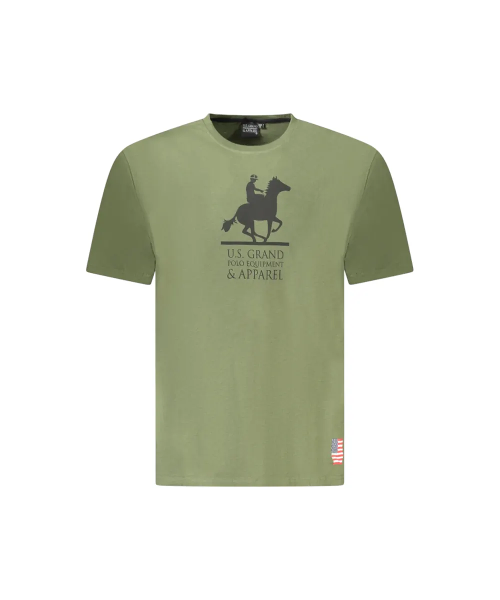 U.S. Grand Polo - Ανδρικό T-shirt AU02650-16VERM Λαδί