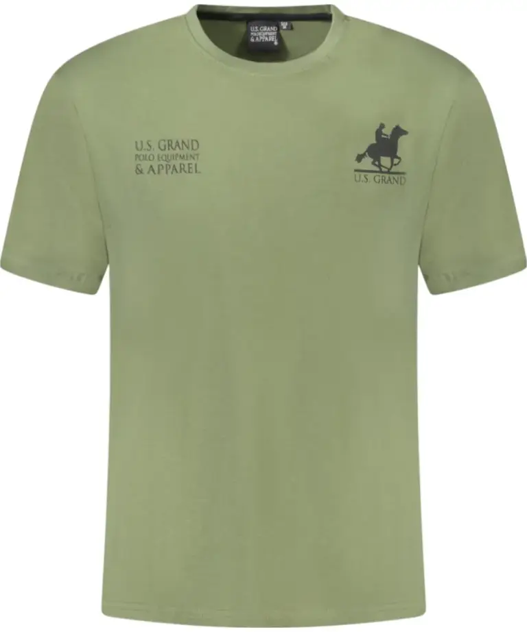 U.S. Grand Polo - Ανδρικό T-shirt AU02651-16VERM Πράσινο
