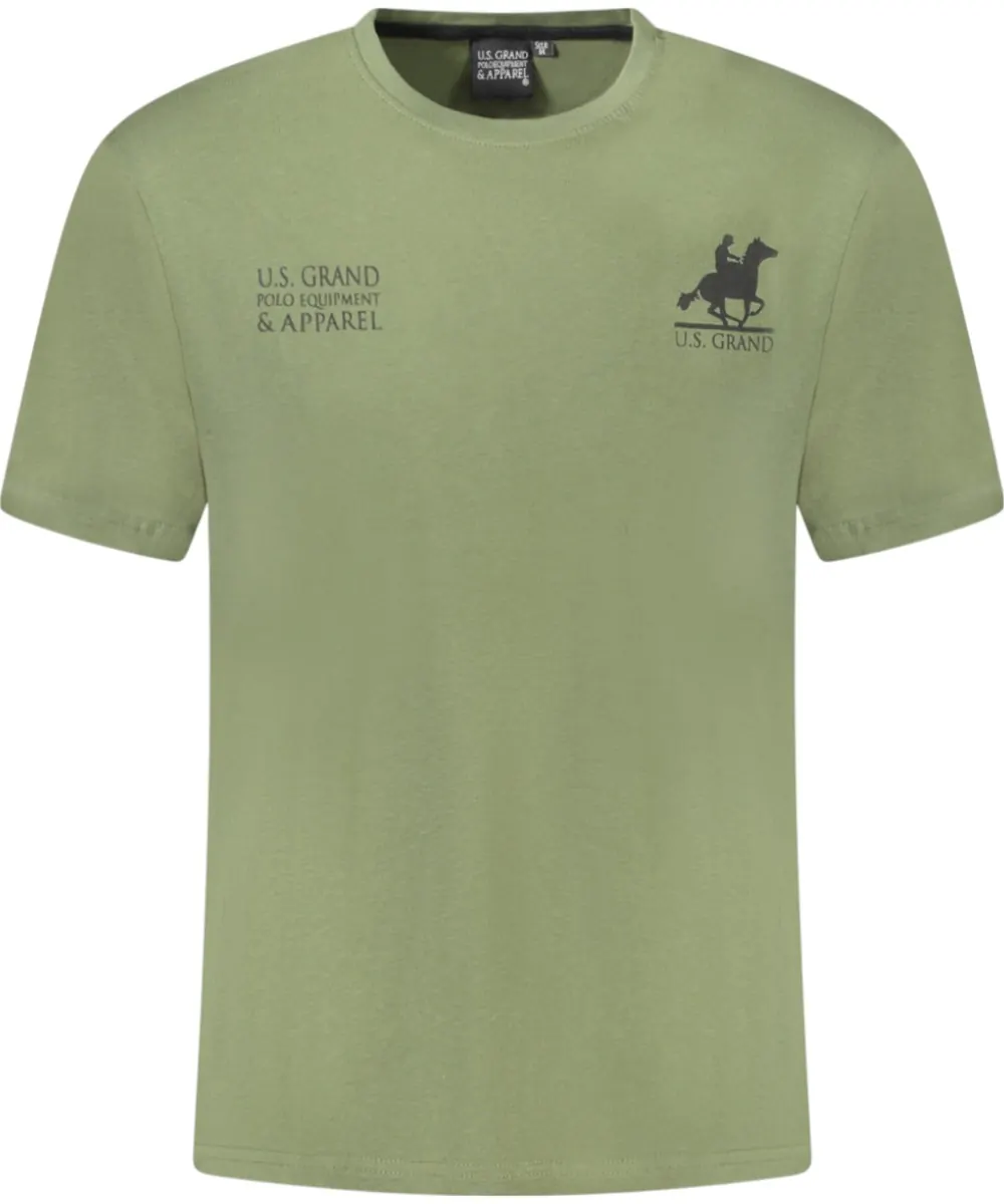 U.S. Grand Polo - Ανδρικό T-shirt AU02651-16VERM Πράσινο