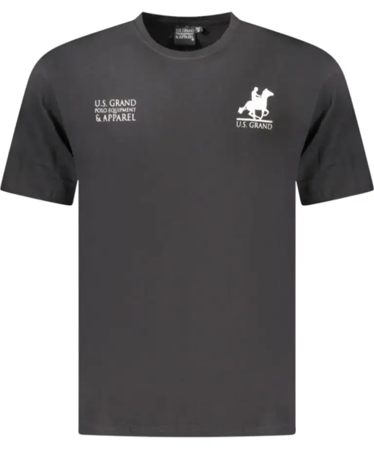 U.S. Grand Polo - Ανδρικό T-shirt AU02651-23NERO Μαύρο