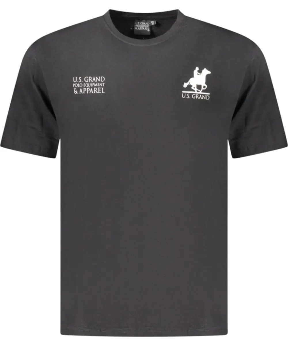 U.S. Grand Polo - Ανδρικό T-shirt AU02651-23NERO Μαύρο