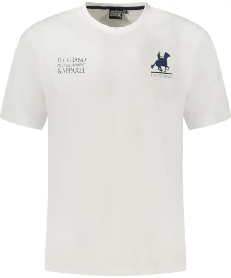 U.S. Grand Polo - Ανδρικό T-shirt AU02651-6BIANCO Λευκό