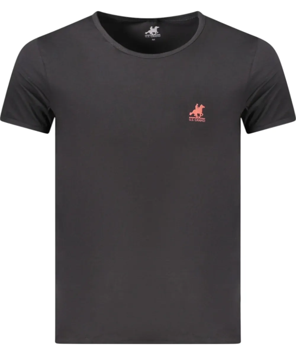 U.S. Grand Polo - Ανδρικό T-shirt USGP01-3NE Μαύρο