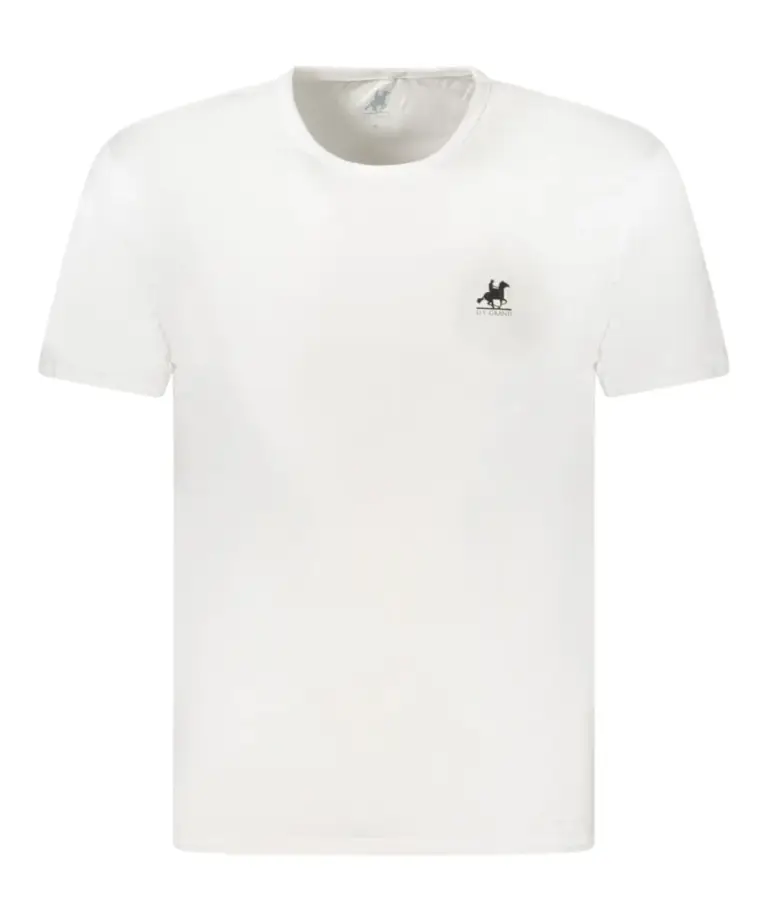 U.S. Grand Polo - Ανδρικό T-shirt USGP01-4WH Λευκό