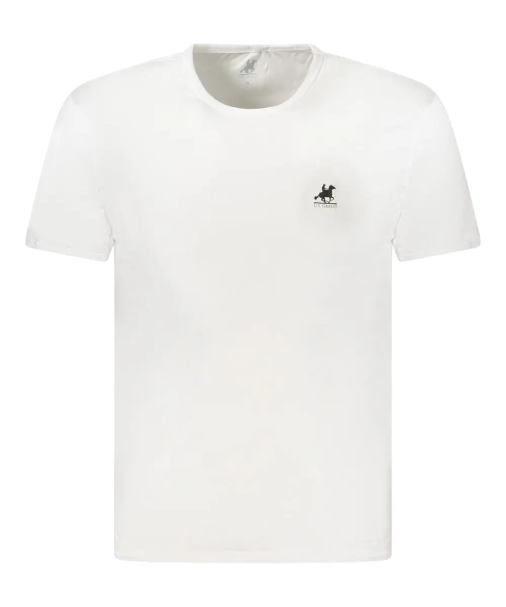U.S. Grand Polo - Ανδρικό T-shirt USGP01-4WH Λευκό