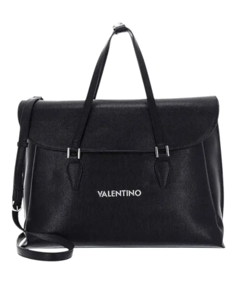 Valentino Bags - Μεγάλη Γυναικεία Τσάντα Χειρός Whom Re VBS8A404-001 Μαύρο