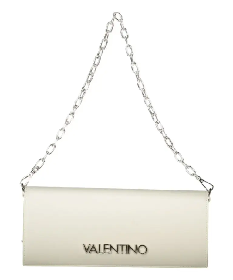 Valentino Bags - Μεγάλη Γυναικεία Τσάντα Ώμου Stefany VBS90109-006 Λευκό