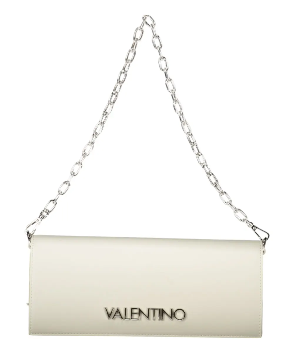 Valentino Bags - Μεγάλη Γυναικεία Τσάντα Ώμου Stefany VBS90109-006 Λευκό