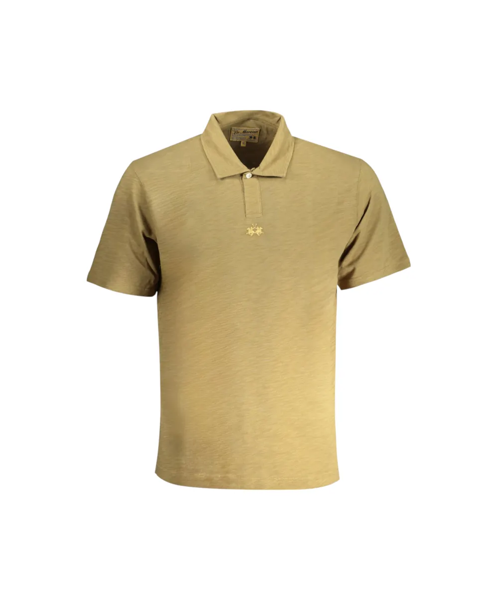 La Martina - Ανδρικό T-Shirt Polo YMP018-JS259-03197 Χακί