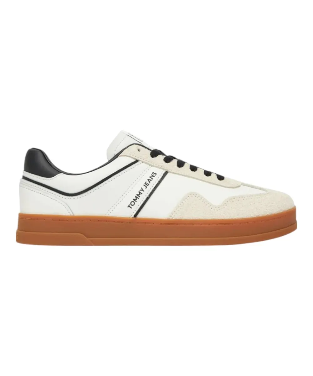 Tommy Hilfiger - Ανδρικά Sneakers The Greenwich Leather EM0EM01524-BDS Μπεζ