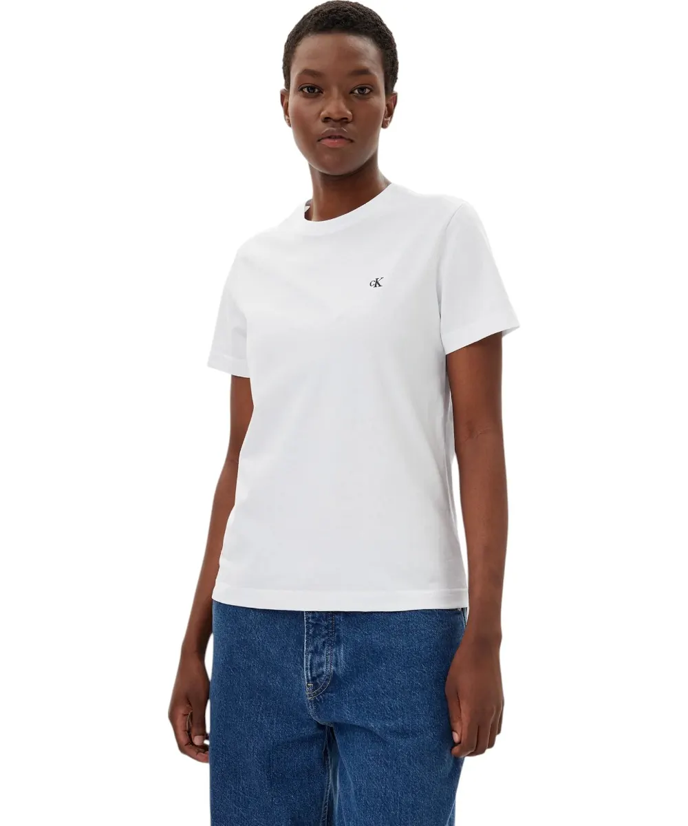 Calvin Klein - Γυναικείο T-Shirt Ck Archive Jersey Crew Tee LV047B224G-YAA Λευκό