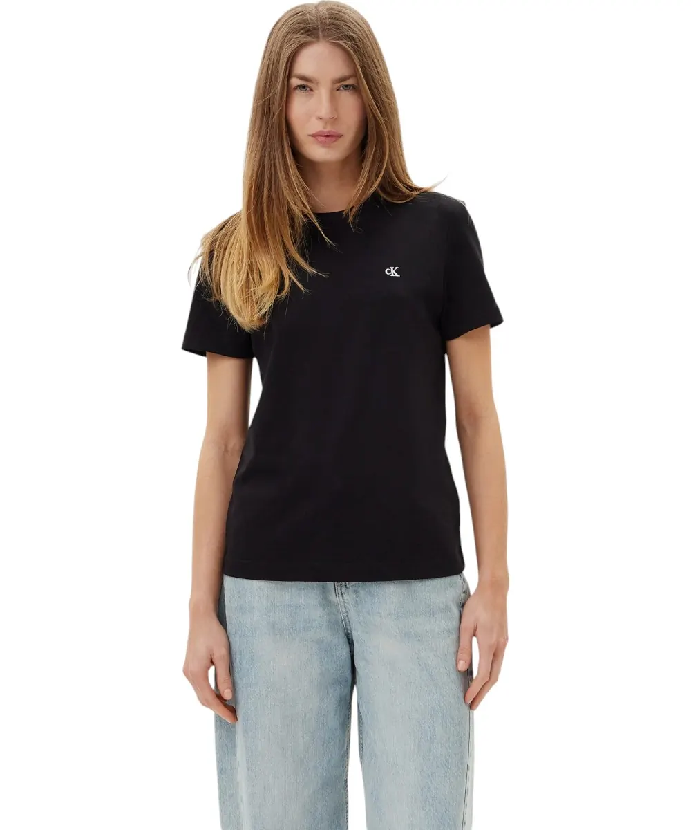 Calvin Klein - Γυναικείο T-Shirt Ck Archive Jersey Crew Tee LV047B224G-UB1 Μαύρο