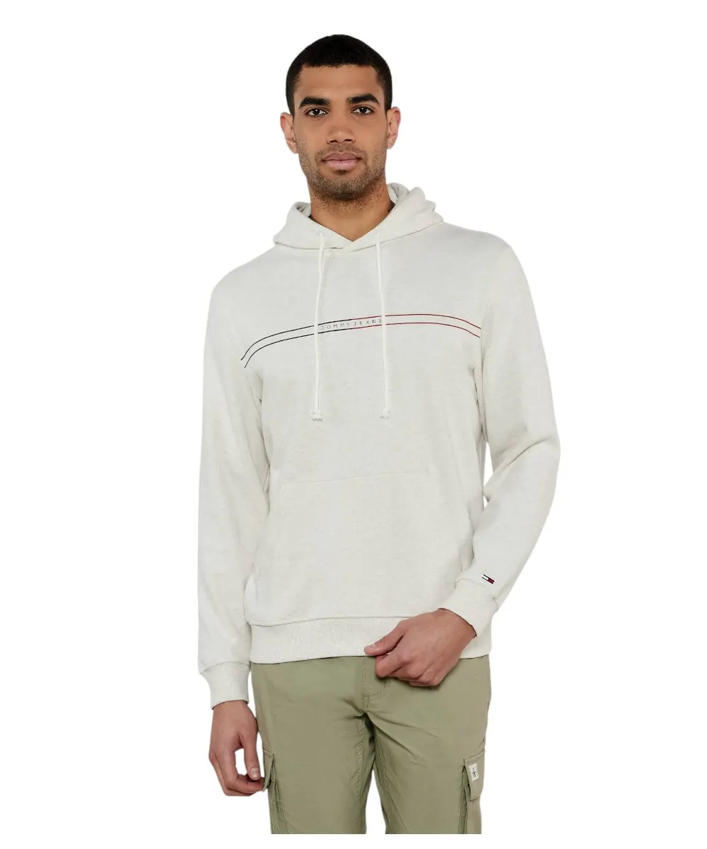 Tommy Hilfiger - Ανδρικό Φούτερ Regular Entry Graphic Hoodie DM0DM20847-AE3 Μπεζ