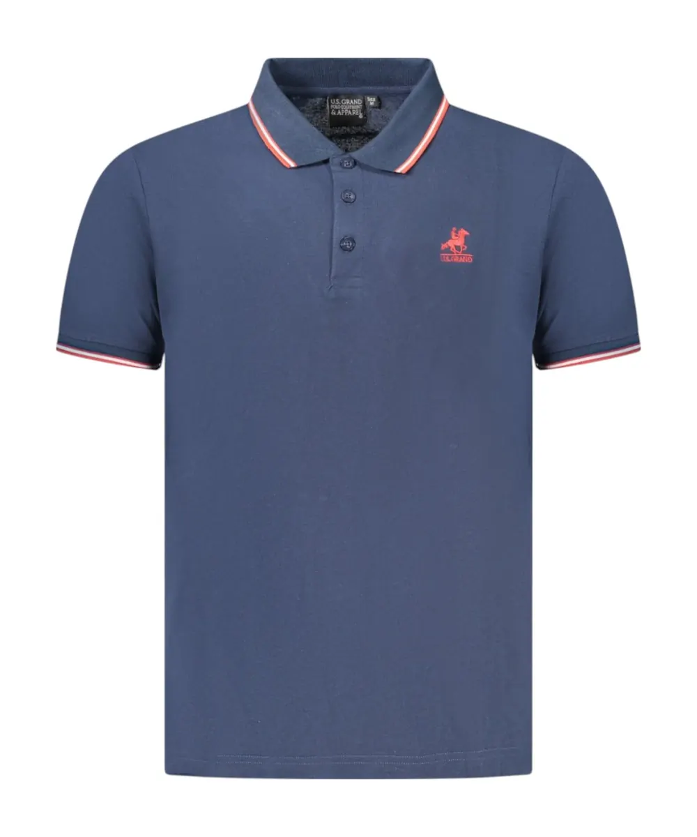 U.S. Grand Polo - Ανδρικό T-shirt Polo AU02660-1NAVY Μπλε Σκούρο