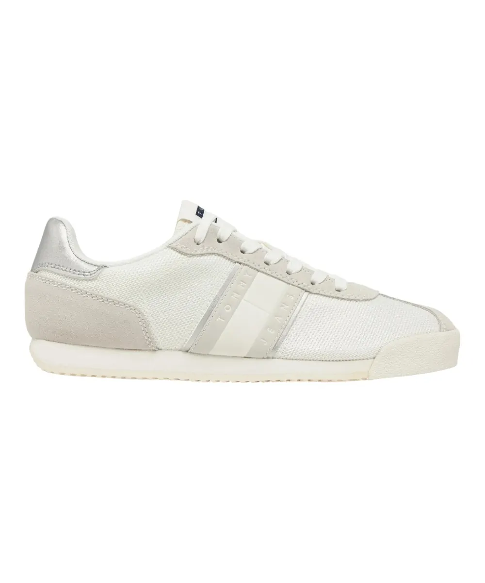 Tommy Hilfiger - Γυναικεία Sneakers Th Low‑Top Runner EN0EN02706-YBL Εκρού