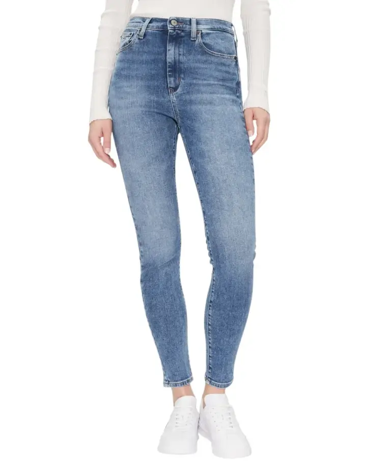 Tommy Hilfiger - Γυναικείο Jean Sylvia High Skinny DW0DW20655-1AB Μπλε