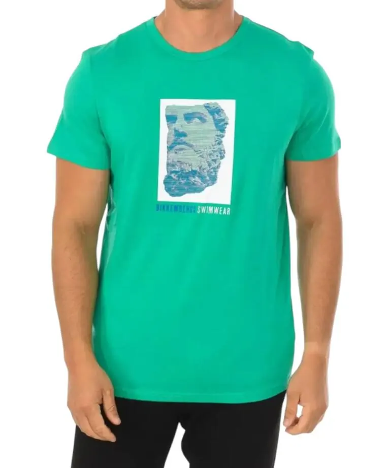 Bikkembergs - Ανδρικό T-shirt Κοντομάνικο BKK1MTS03-GREEN Πράσινο
