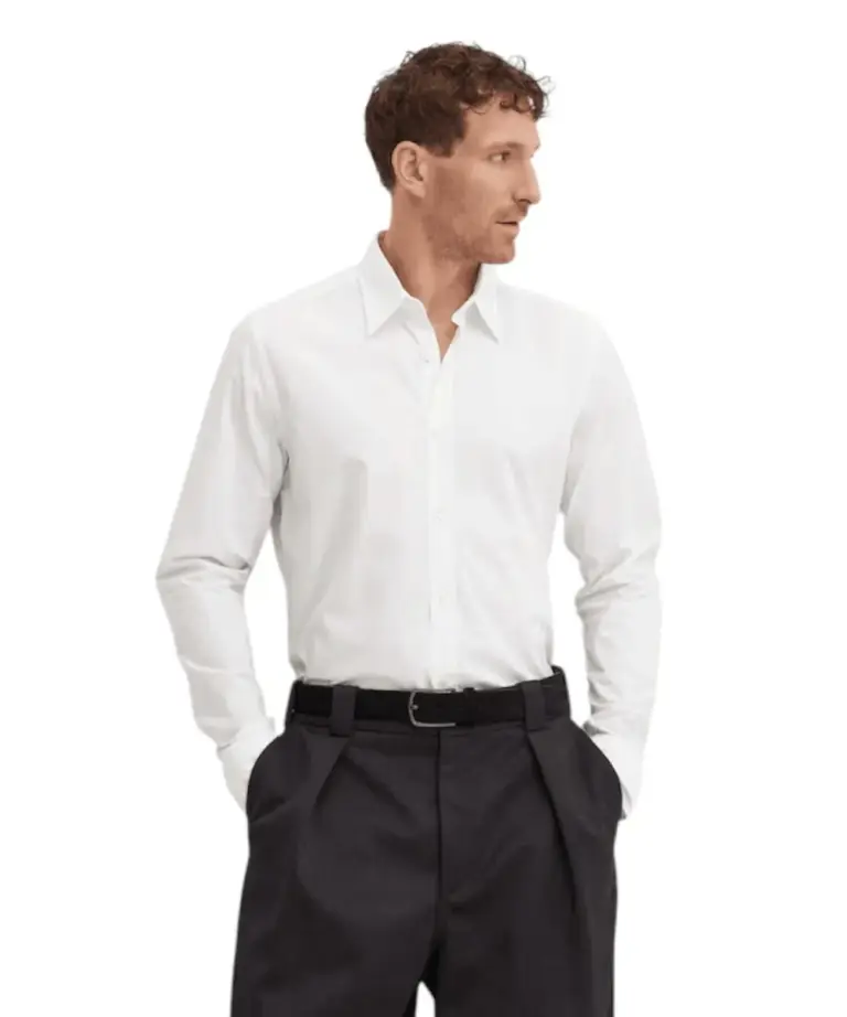 Hugo Boss - Ανδρικό Πουκάμισο Relegant 50518304-100 Λευκό