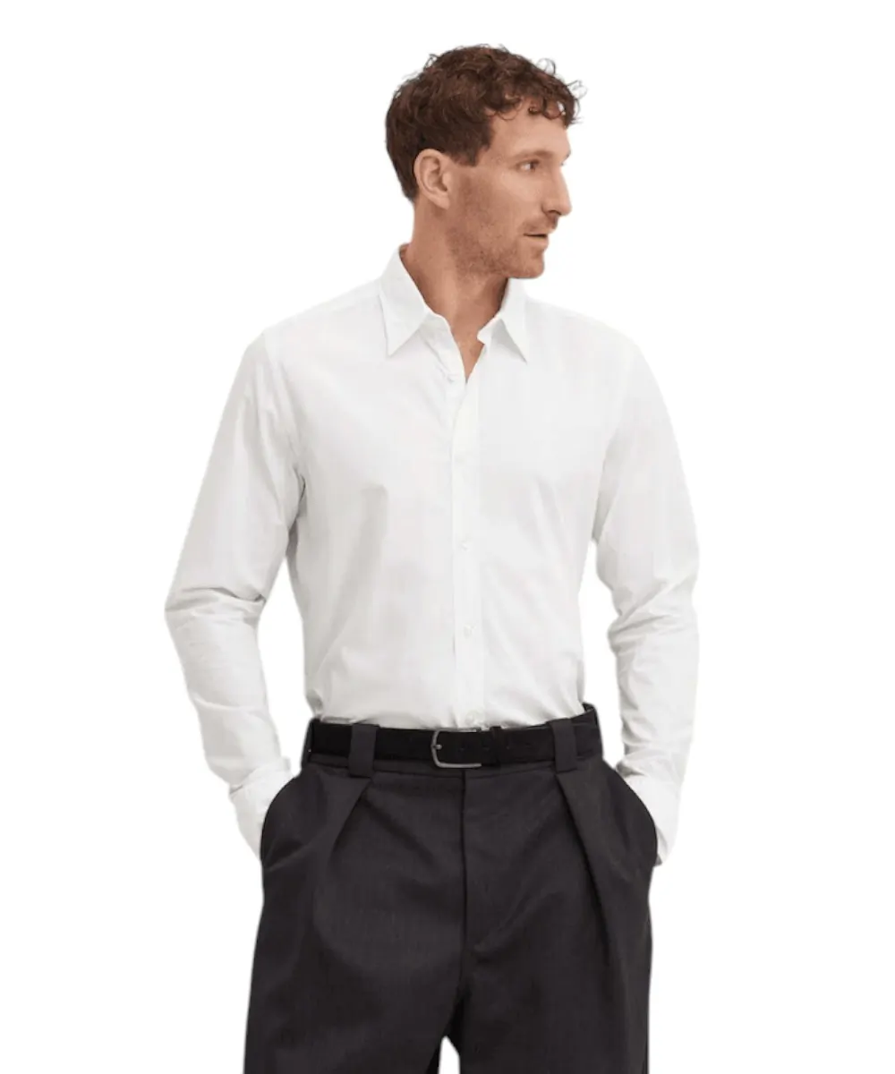Hugo Boss - Ανδρικό Πουκάμισο Relegant 50518304-100 Λευκό