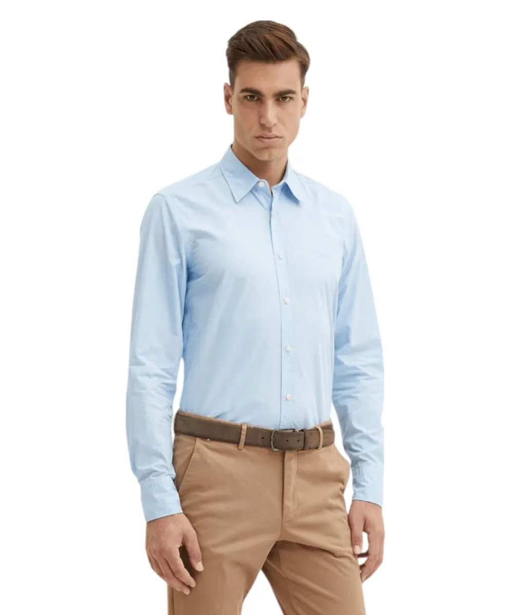 Hugo Boss - Ανδρικό Πουκάμισο Relegant 50518304-460 Γαλάζιο