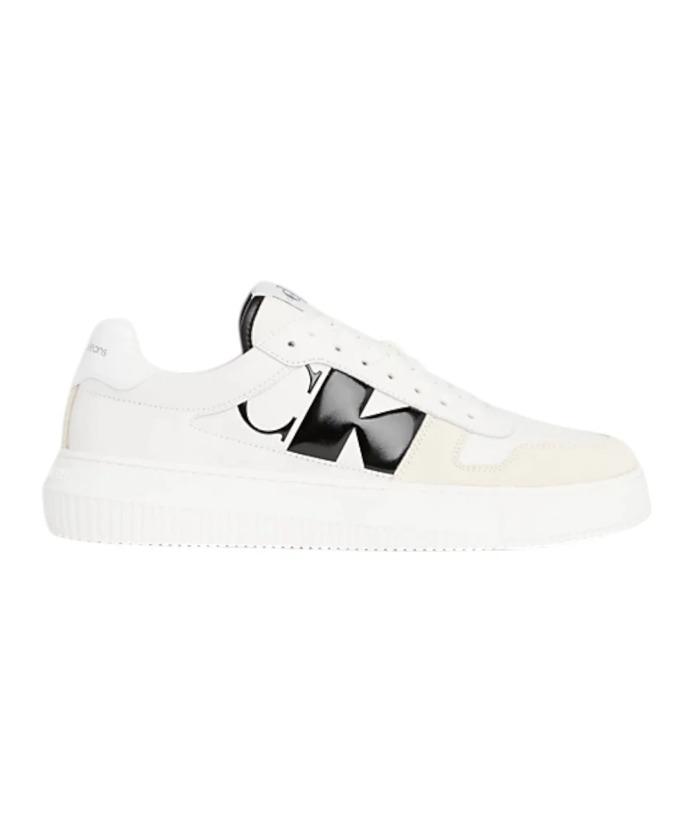 Calvin Klein - Cupsole Lth Ανδρικά Chunky Sneakers YM0YM00897-01T Λευκό