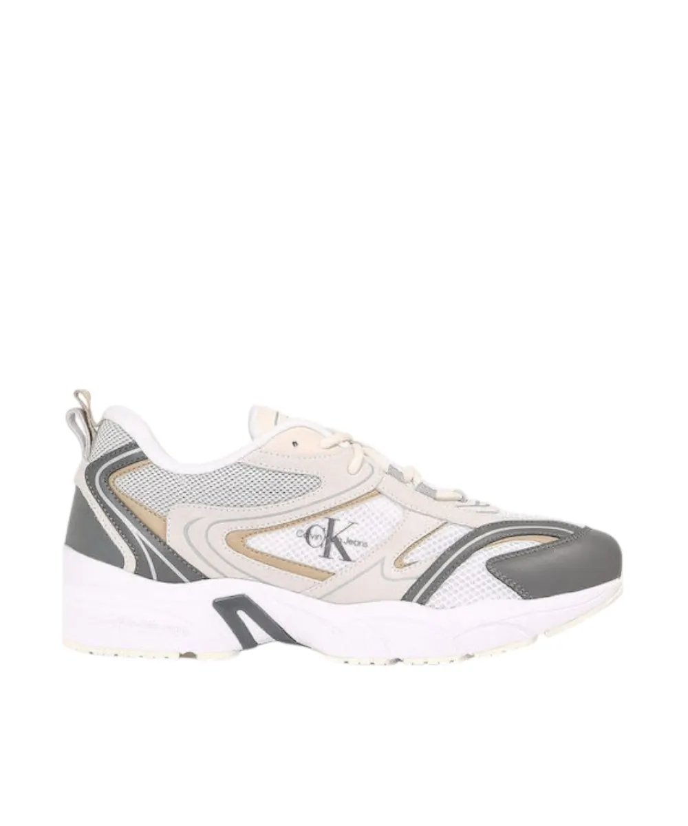 Calvin Klein - Ανδρικά Sneakers Retro Tennis Su-Mesh wN YM0YM00589-0K6 Μπεζ