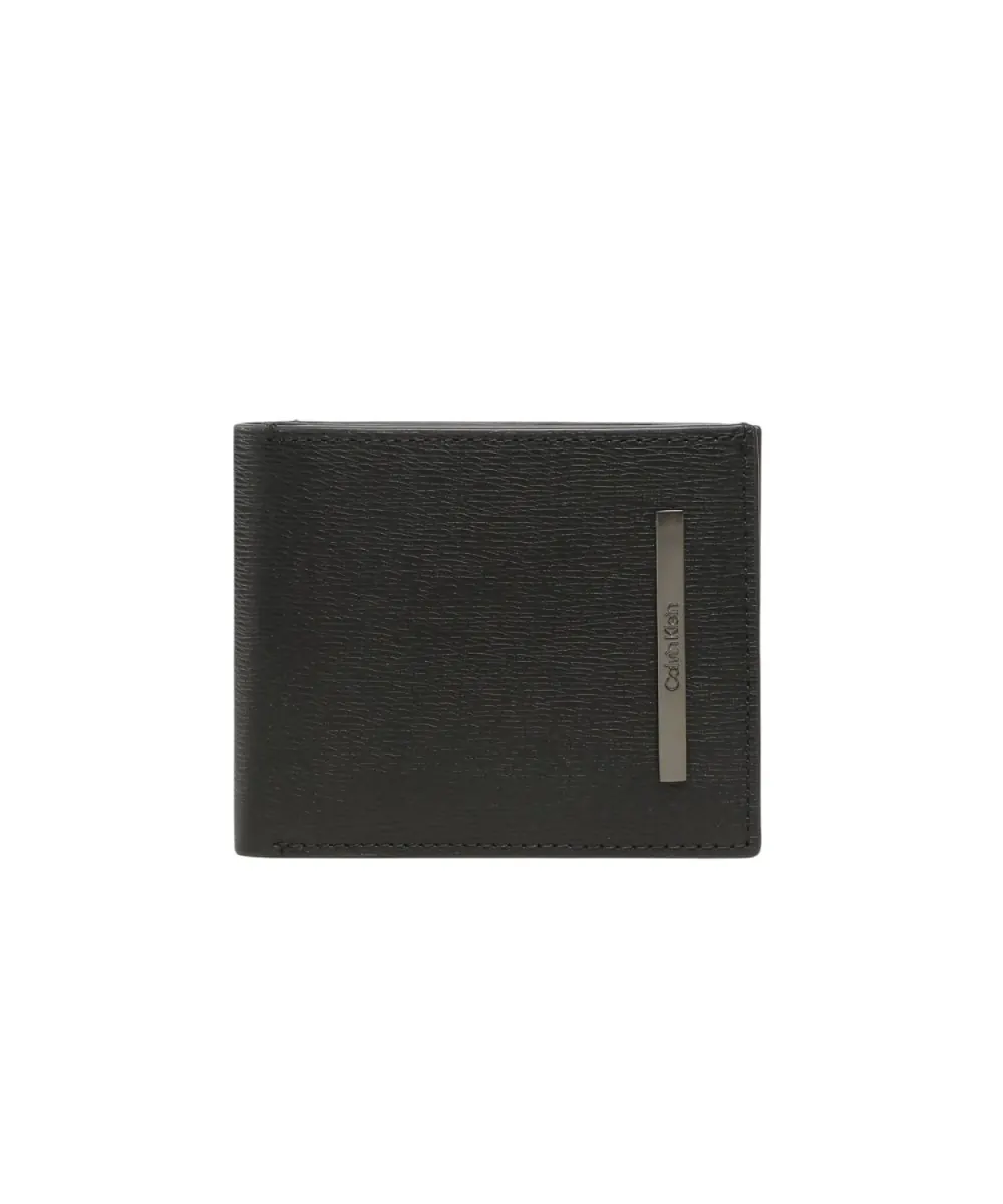 Calvin Klein - Ανδρικό Δερμάτινο Πορτοφόλι Ck Bifold Wallet K50K510612-BAX Μαύρο