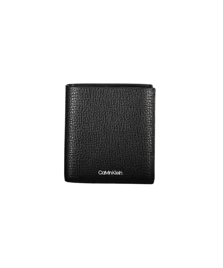 Calvin Klein - Ανδρικό Δερμάτινο Πορτοφόλι Ck Minimalism Trifold K50K509624-BAX Μαύρο