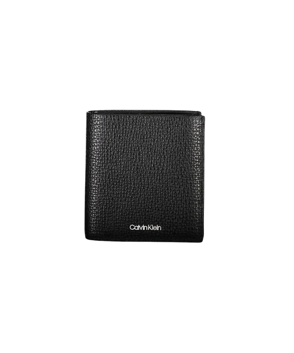 Calvin Klein - Ανδρικό Δερμάτινο Πορτοφόλι Ck Minimalism Trifold K50K509624-BAX Μαύρο