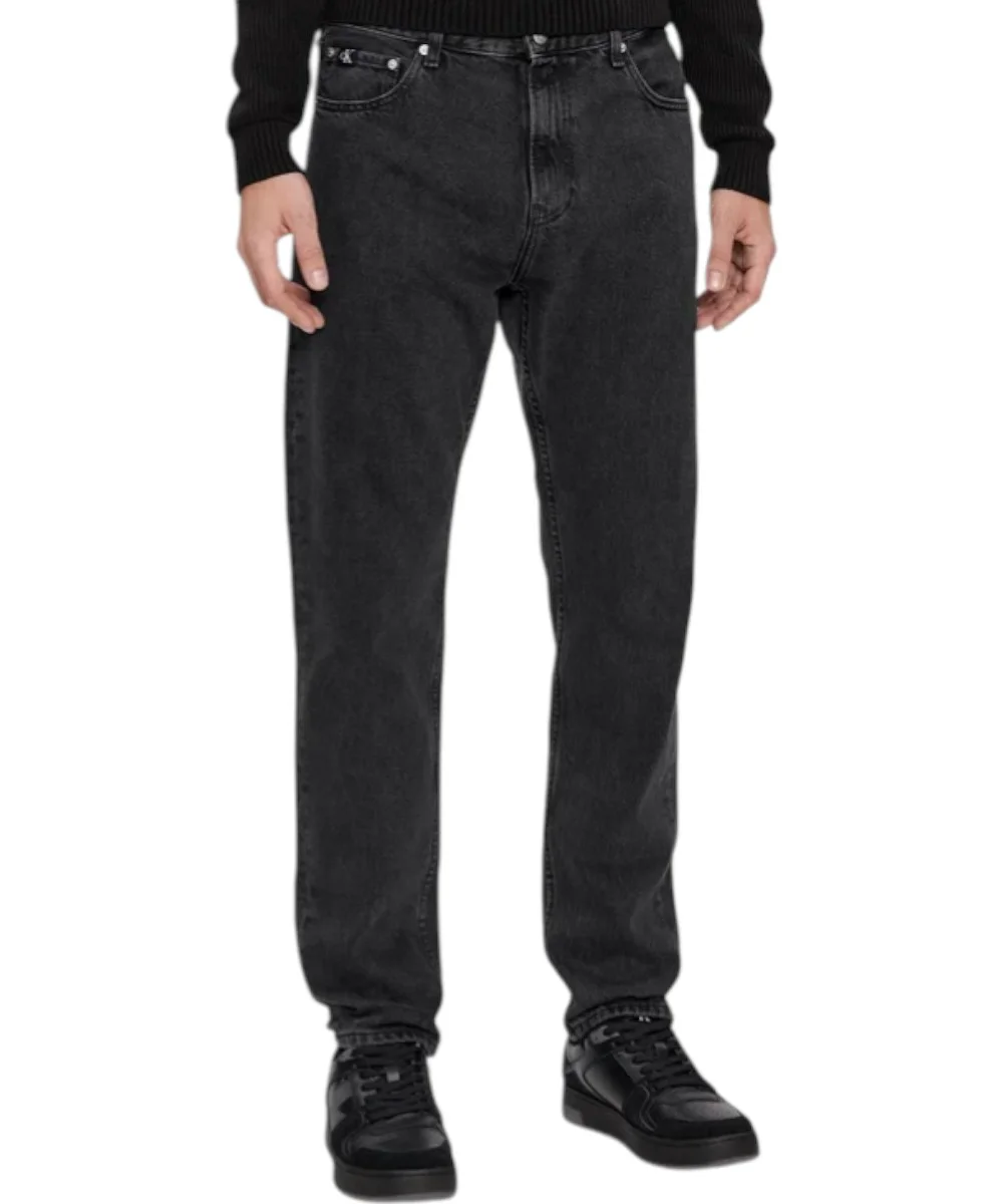 Calvin Klein - Ανδρικό Jean Dad Straight Fit J30J324297-1BY Μαύρο