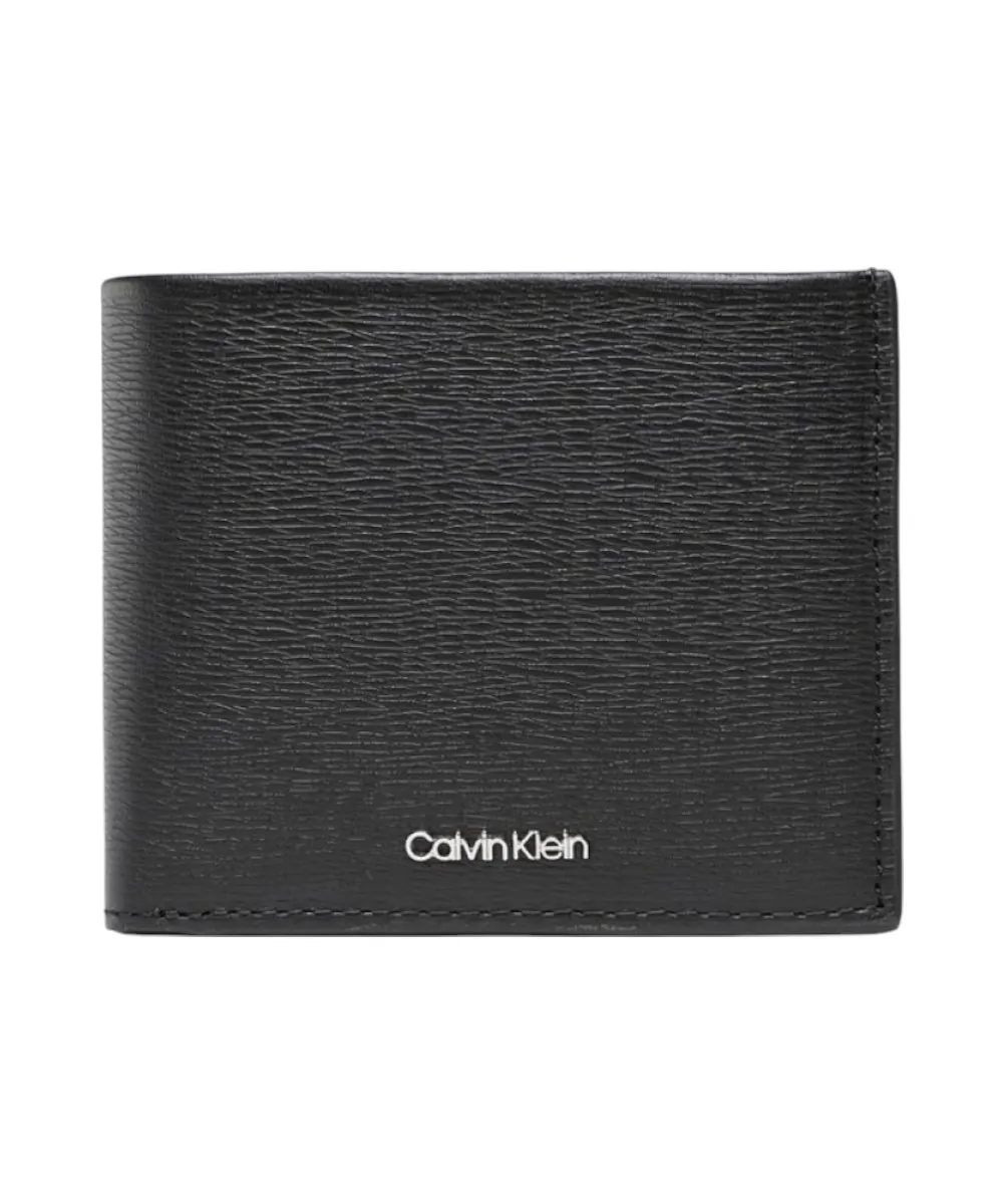 Calvin Klein - Ανδρικό Πορτοφόλι Ck Median Bifold K50K509989-BAX Μαύρο