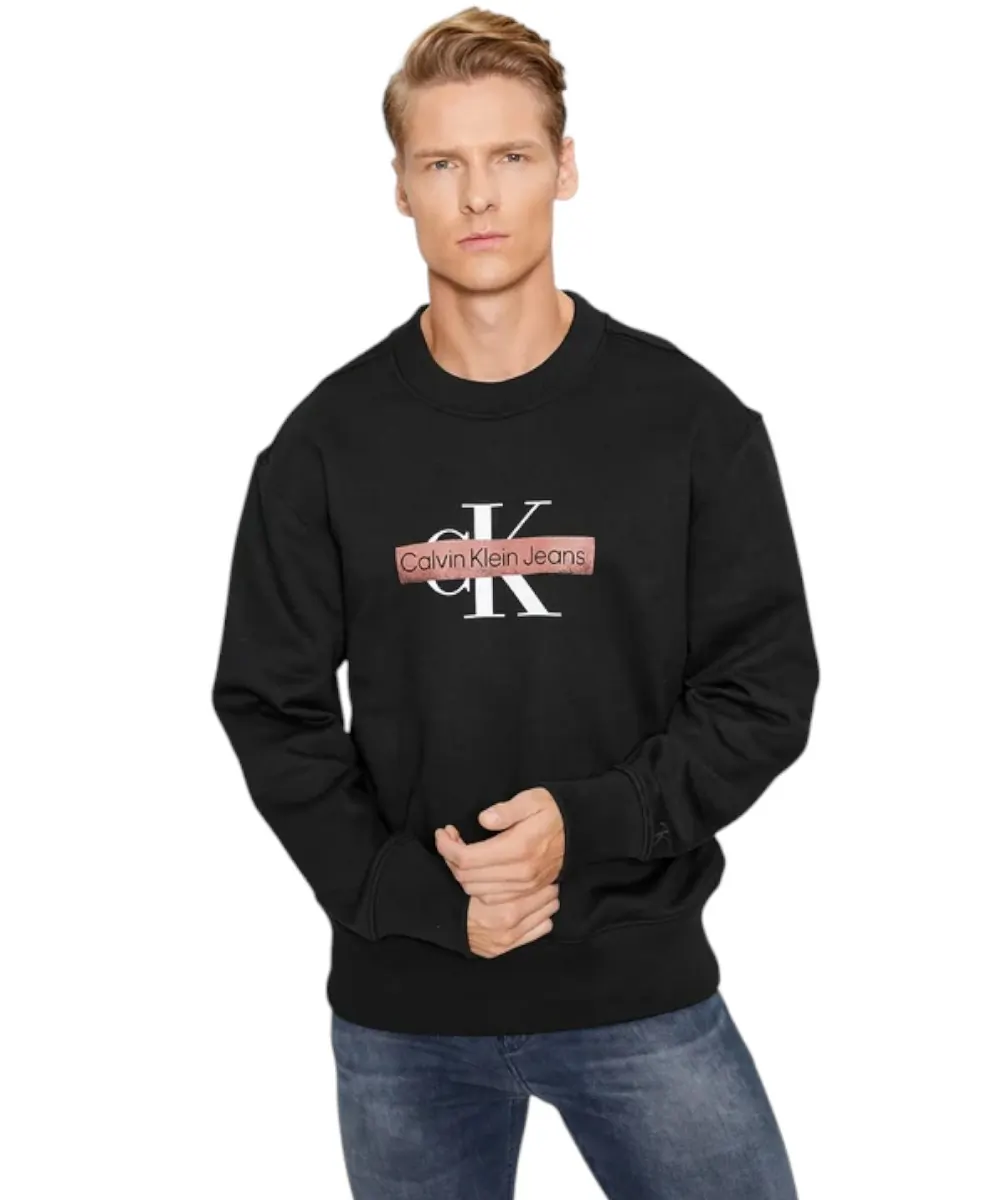 Calvin Klein - Ανδρικό Φούτερ J30J324113-BEH Μαύρο