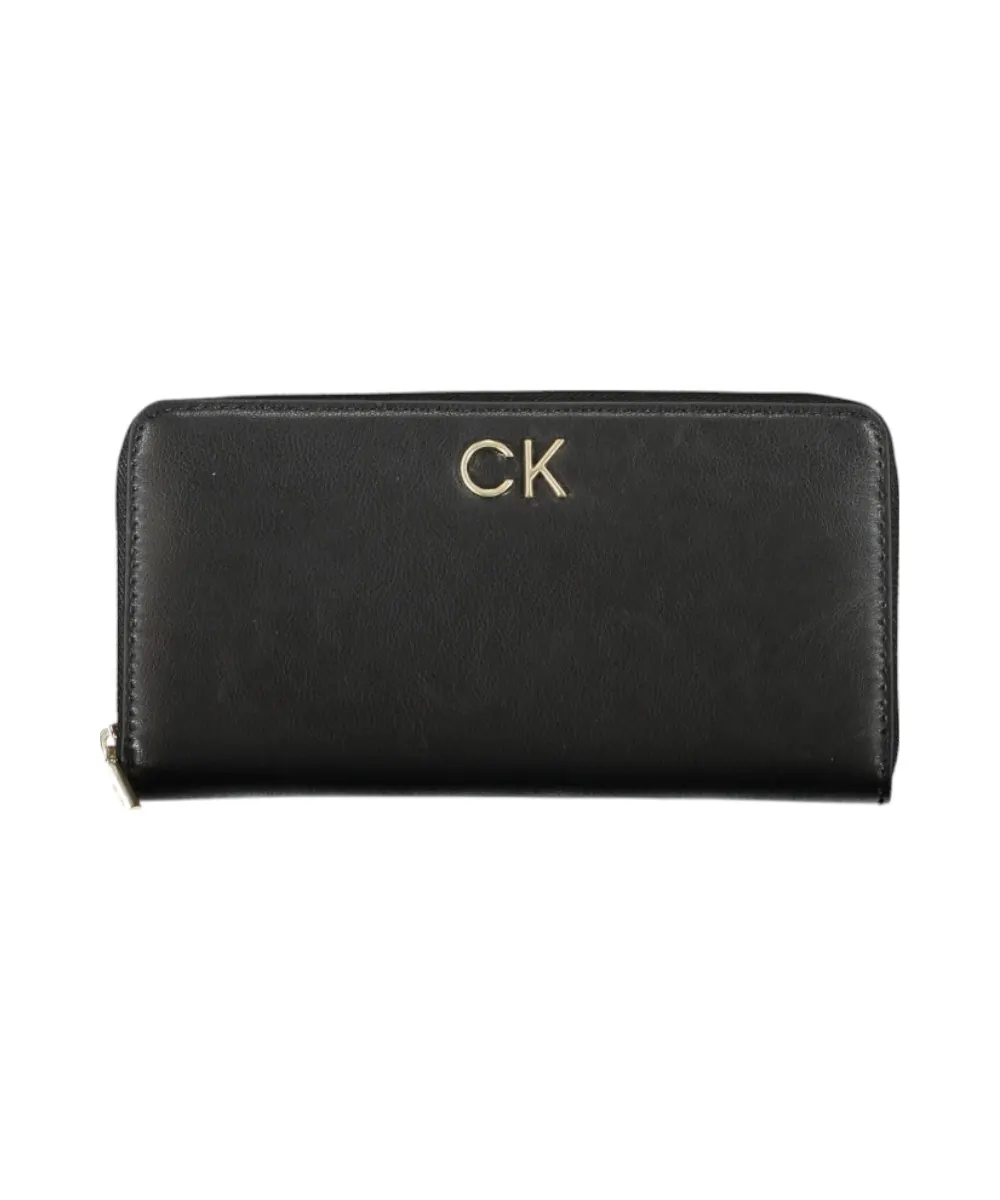 Calvin Klein - Γυναικείο Πορτοφόλι Re Lock ZA Wallet Lg K60K609699-BEH Μαύρο