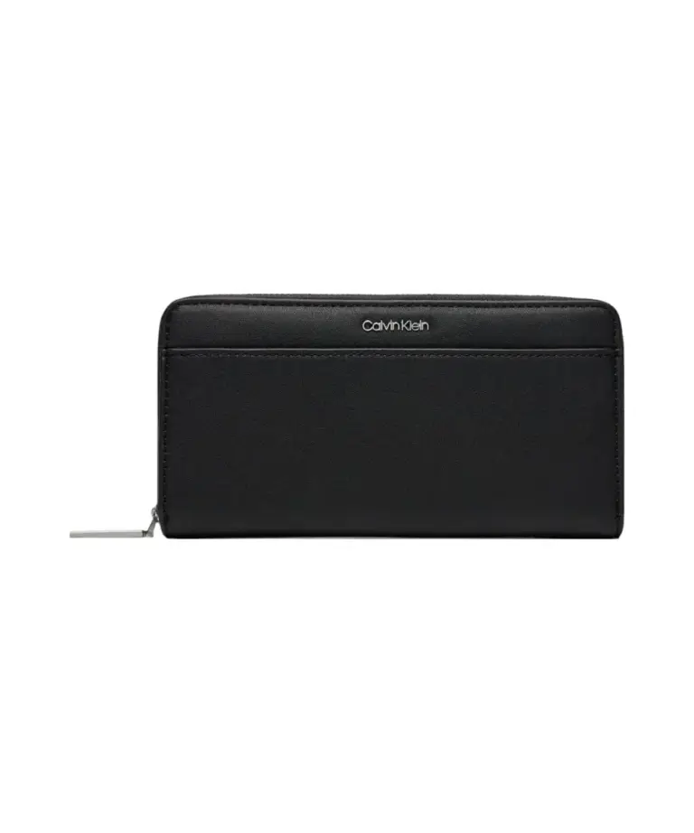 Calvin Klein - Γυναικείο Πορτοφόλι Zip Around Wallet K60K610949-BAX Μαύρο