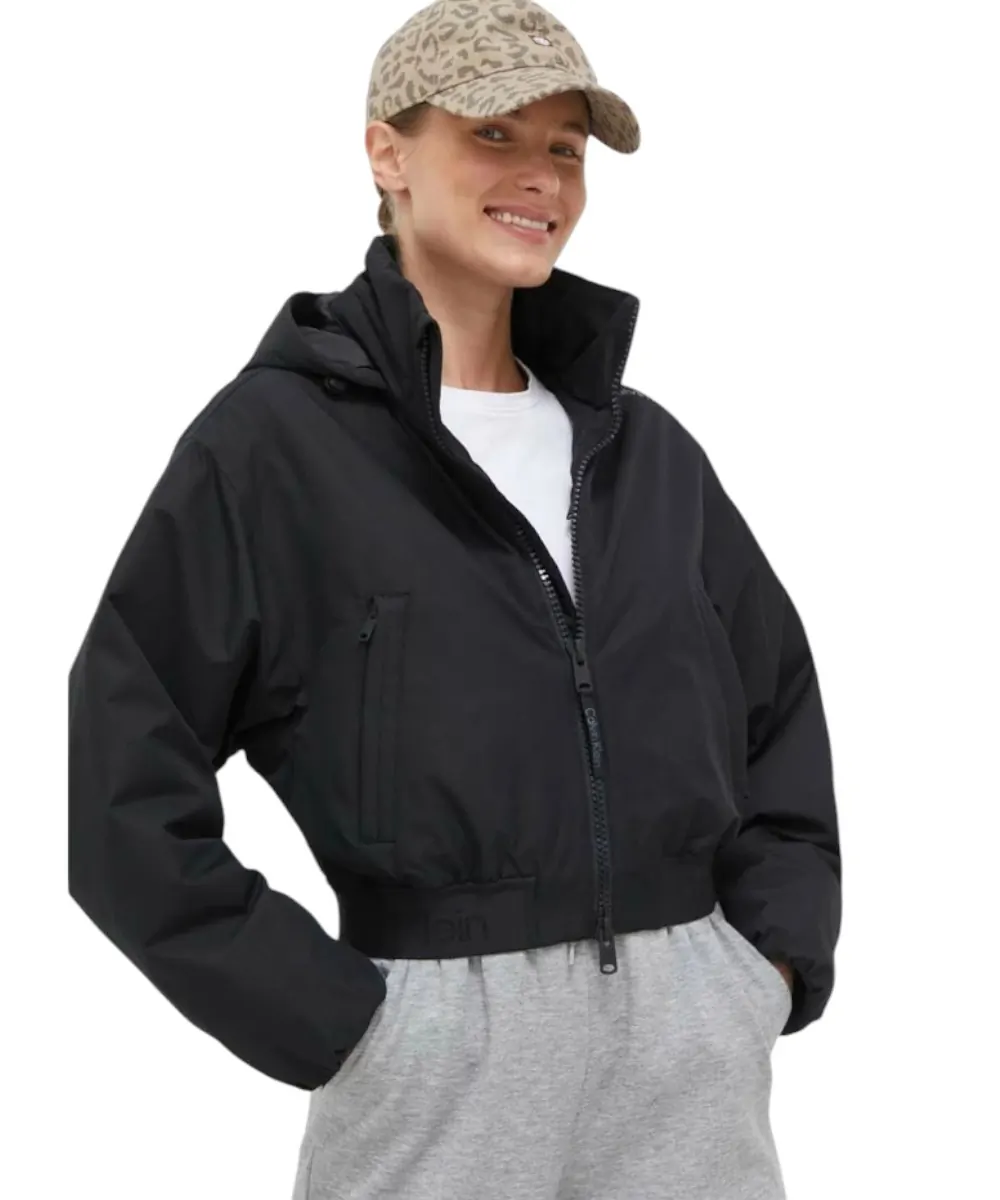 Calvin Klein - Κοντό Γυναικείο Τζάκετ Ck Sport 00GWF3O506-BAE Μαύρο